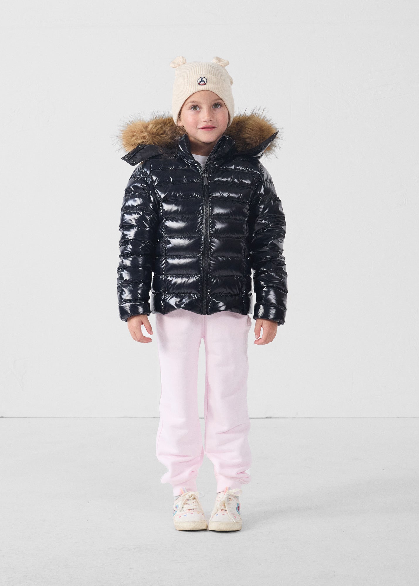 Doudoune enfant Grand Froid Noir Olympe laquée