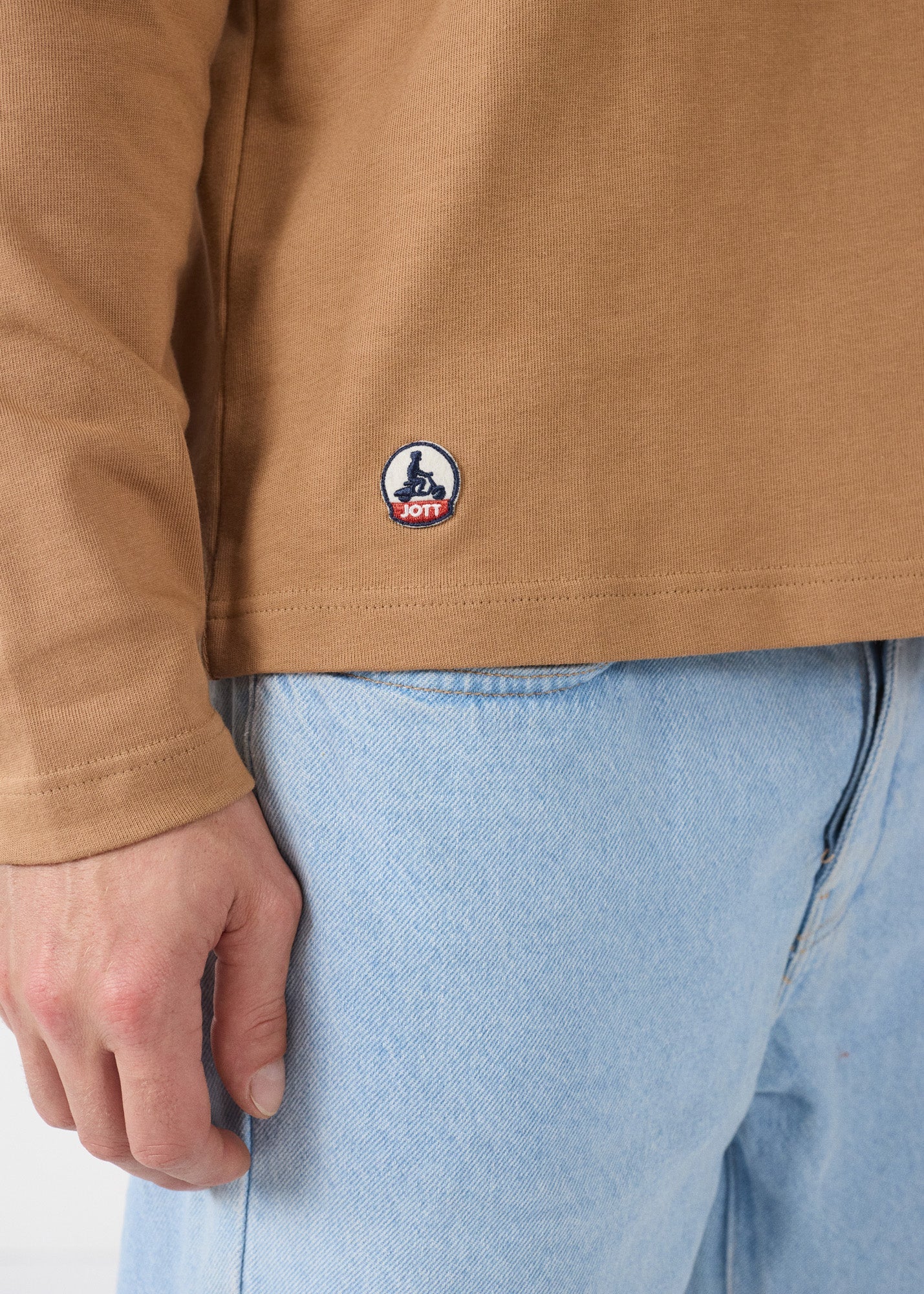 T-Shirt à col rond Sucre roux Emilio