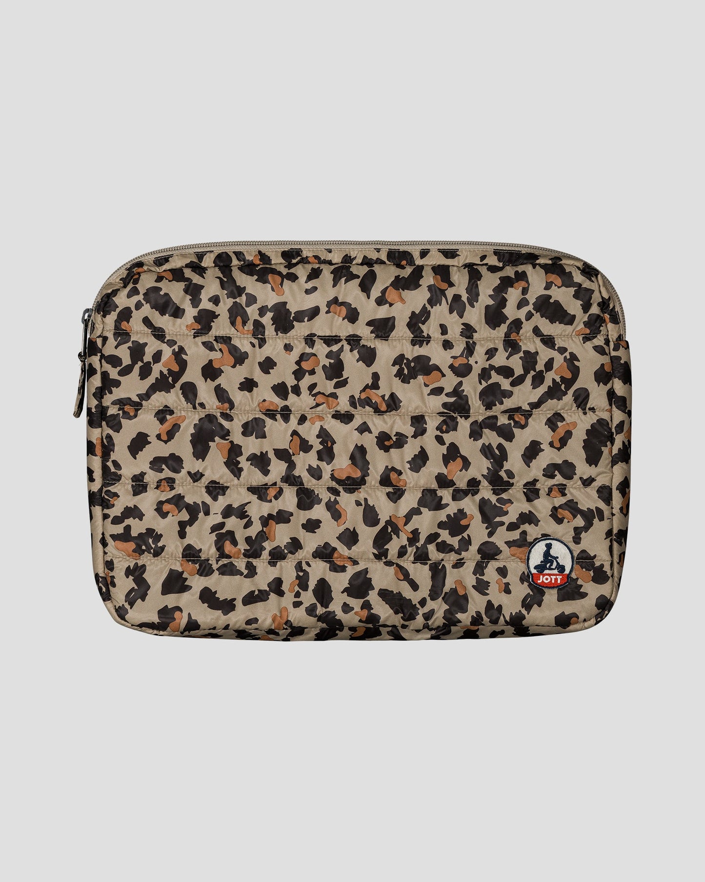 Housse d'ordinateur Leopard beige Hateya print