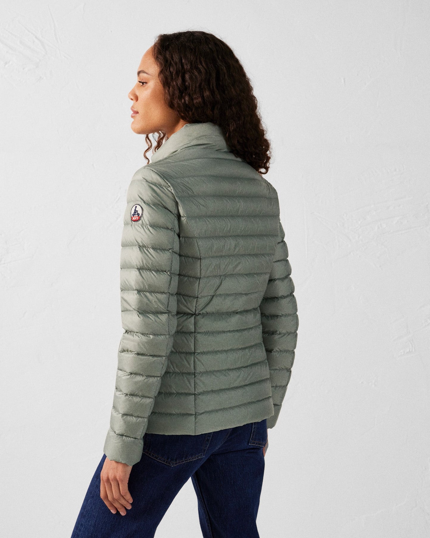 Doudoune légère Vert minéral Cha