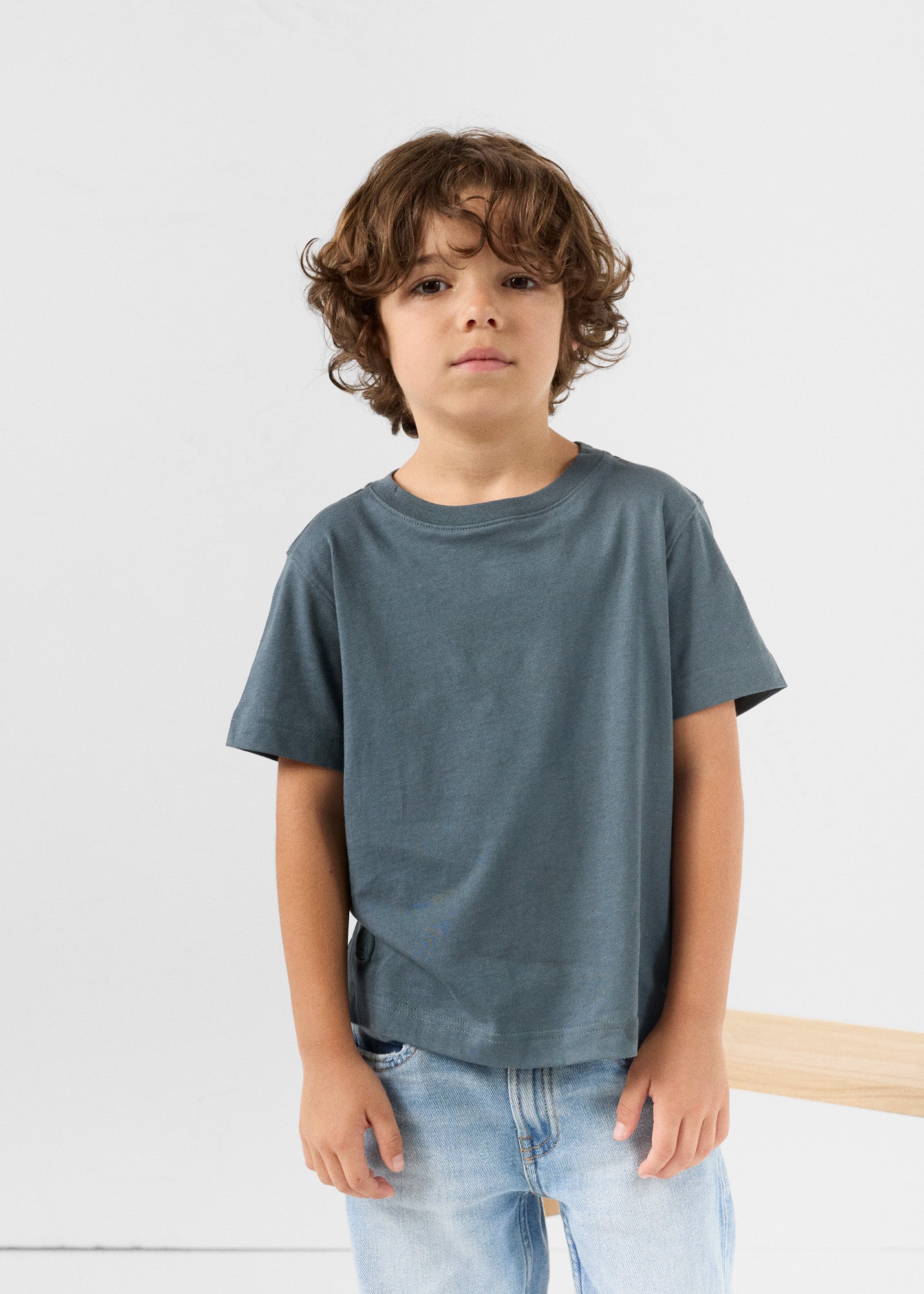 T-shirt enfant à col rond Bluestone Pio