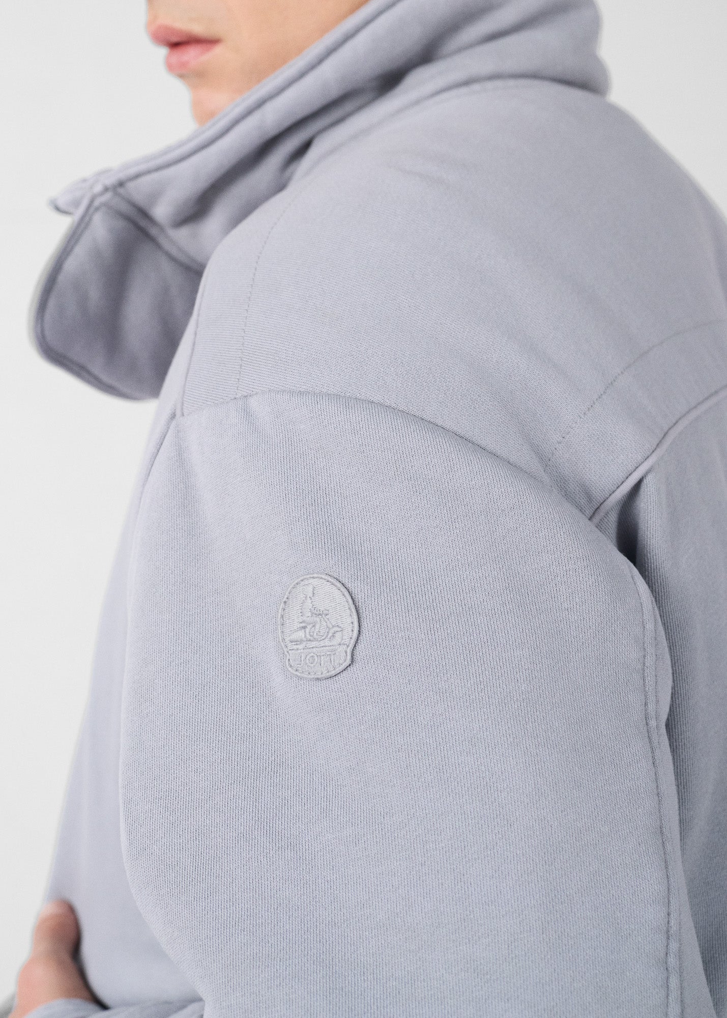 Bomber en jersey Gris souris Hank