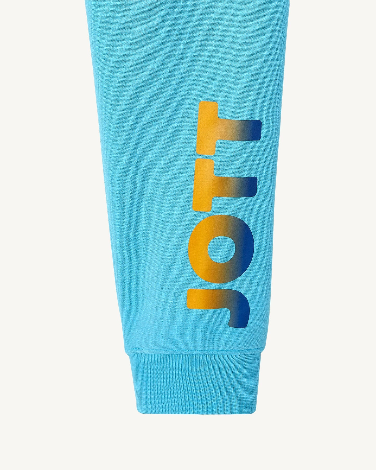 Jogging en coton biologique imprimé Bleu ciel Santiago