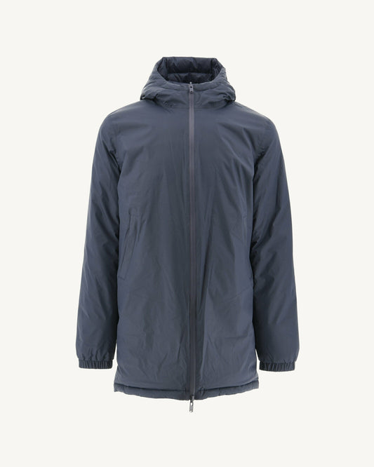 Doudoune longue réversible à capuche Marine Amsterdam