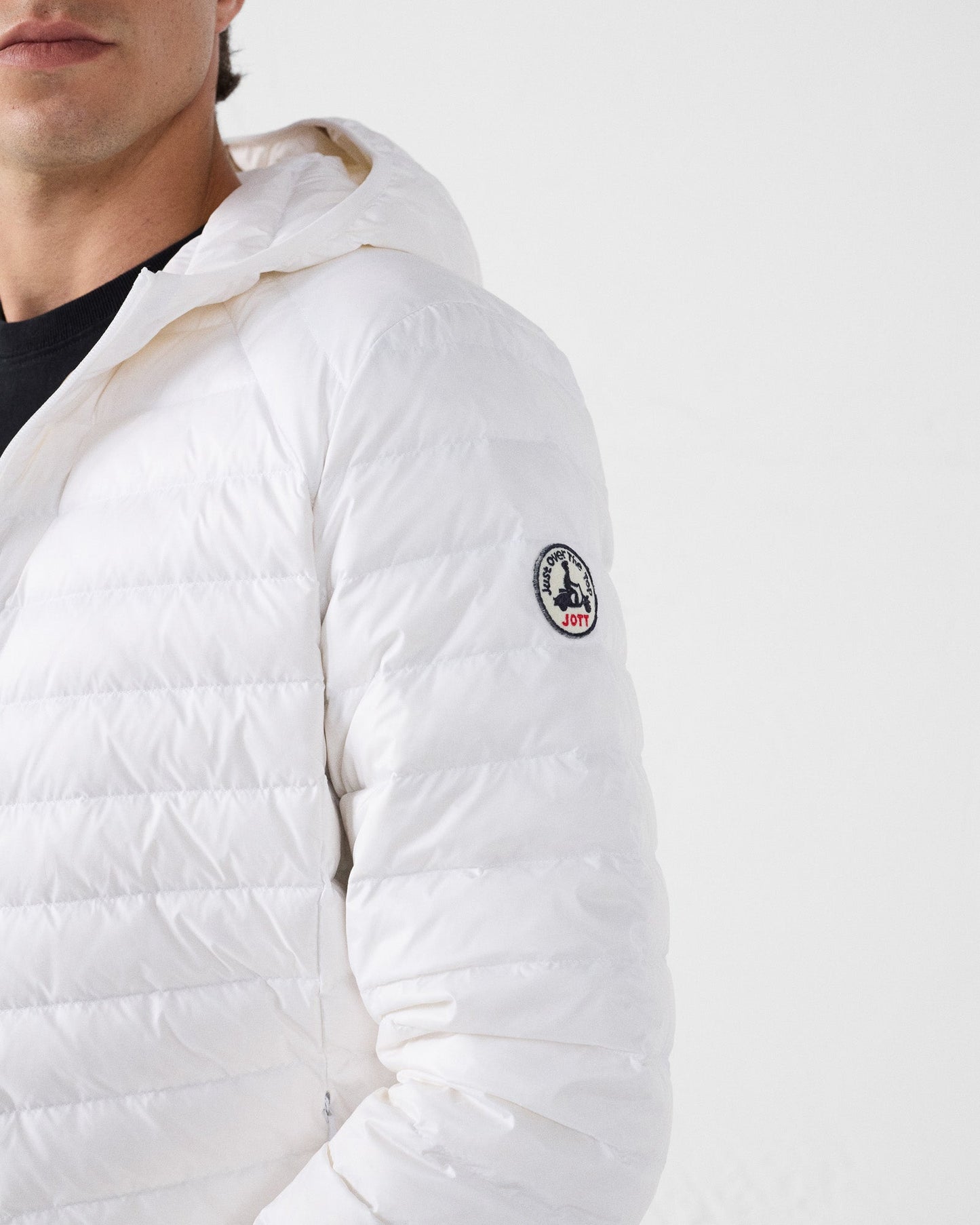 Doudoune légère à capuche Blanc Nico