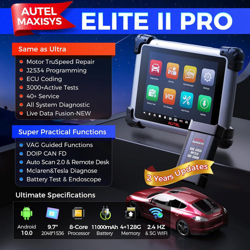 Autel MaxiSYS Elite II Pro Valise Diagnostic Auto