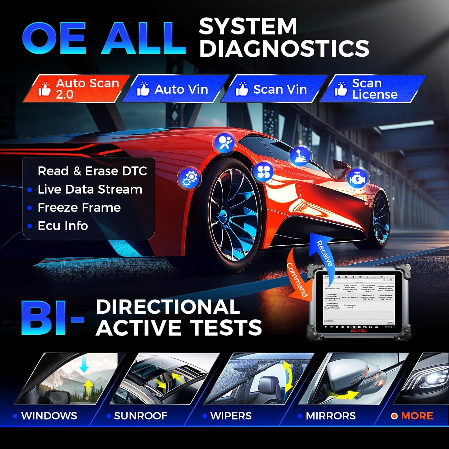 Autel MaxiSYS Elite II Pro Valise Diagnostic Auto - Pack X2