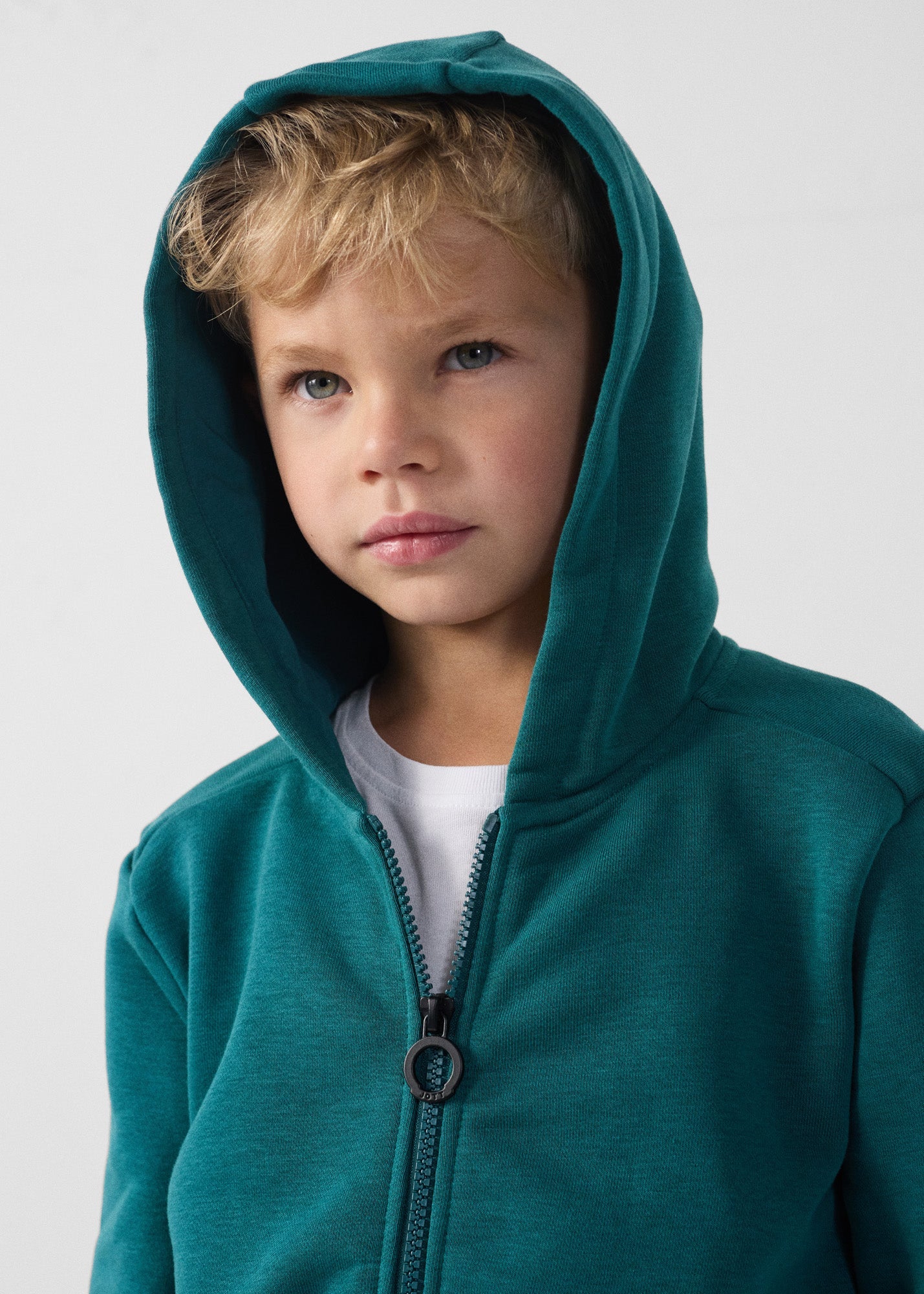 Veste enfant zippée à capuche Deep lake Arie