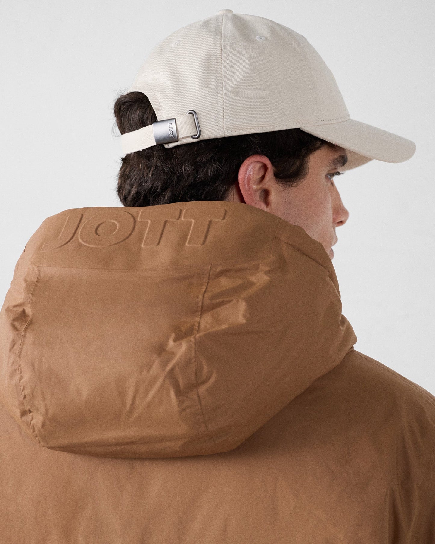 Doudoune longue réversible Sucre roux/beige Assen