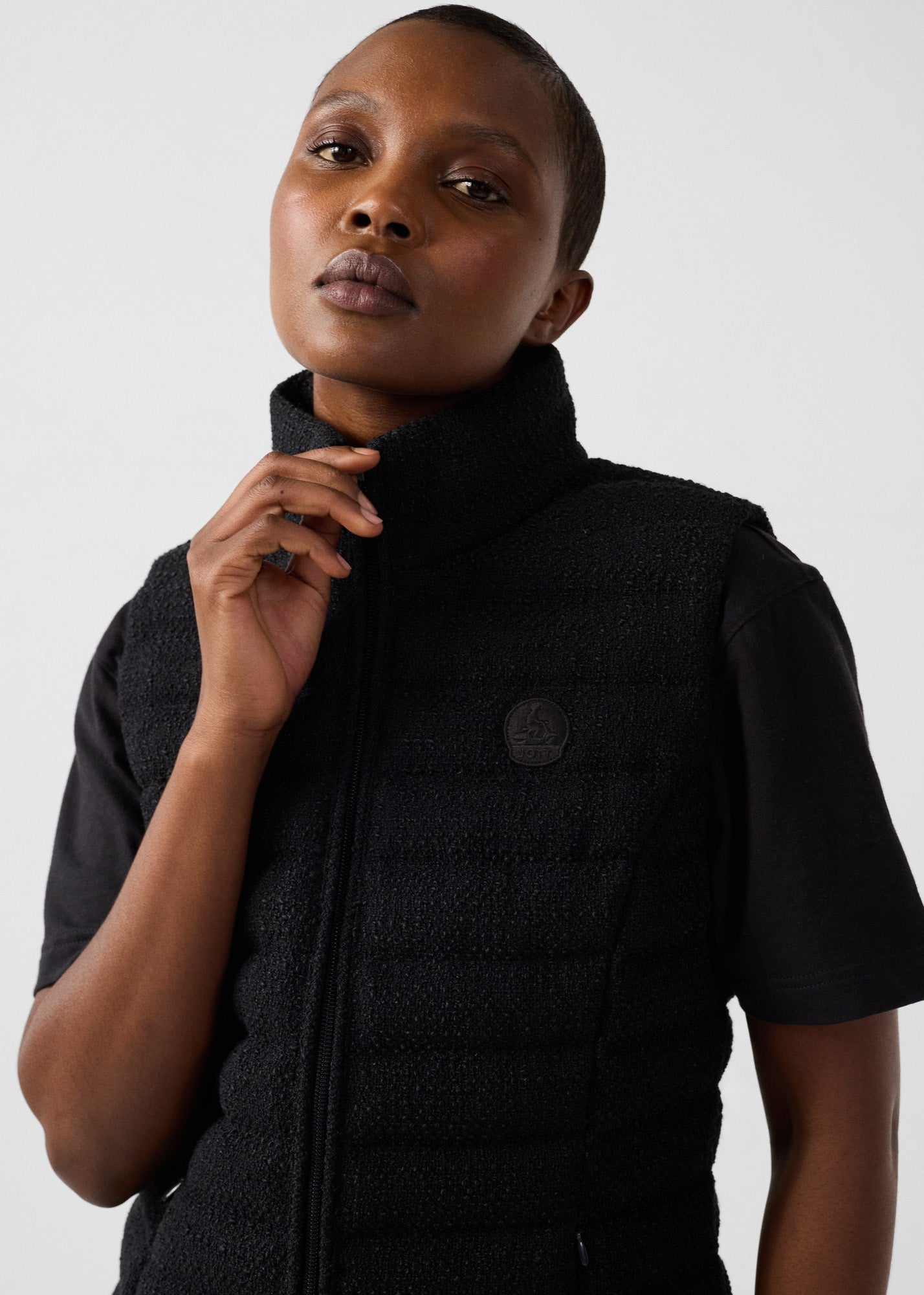 Doudoune sans manches Noir Salla