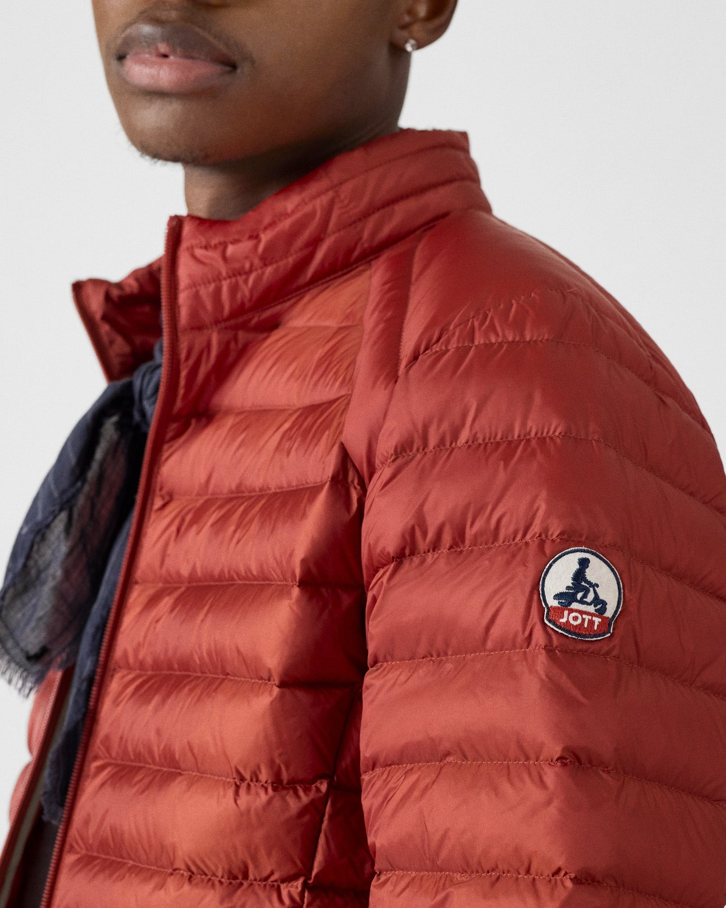 Doudoune légère Brique Mat