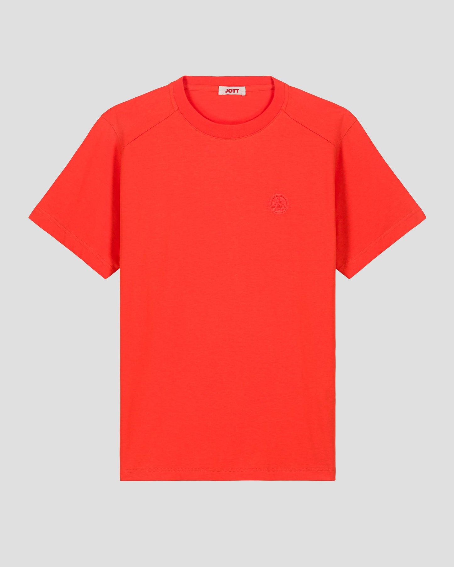 T-shirt col rond homme en coton Rouge feu Pedro