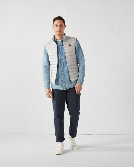 Doudoune sans manches Gris glace Tom