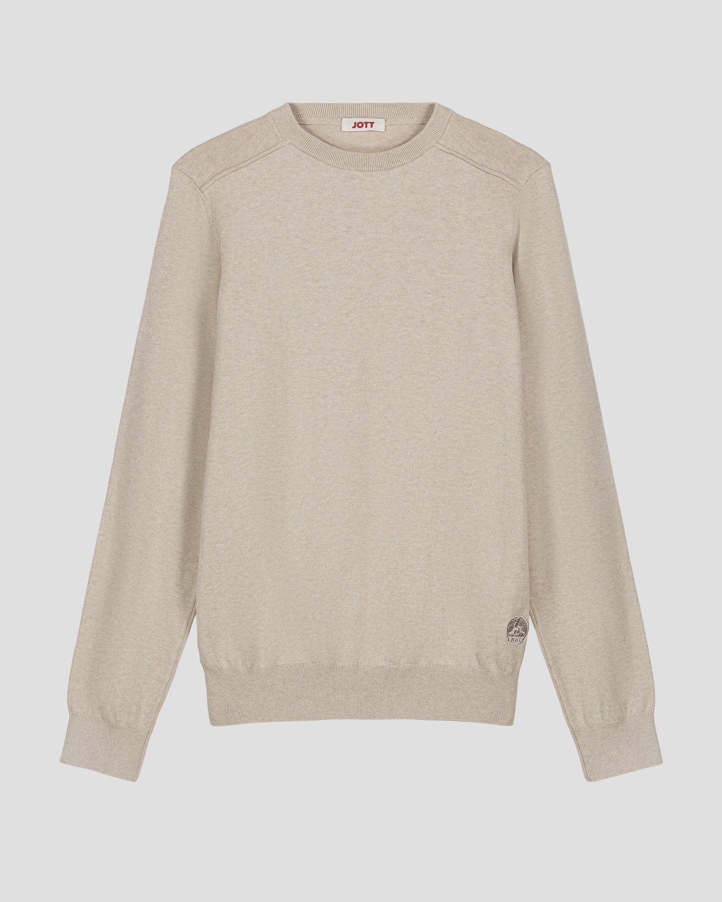 Pull en maille col rond Sable Hadrien