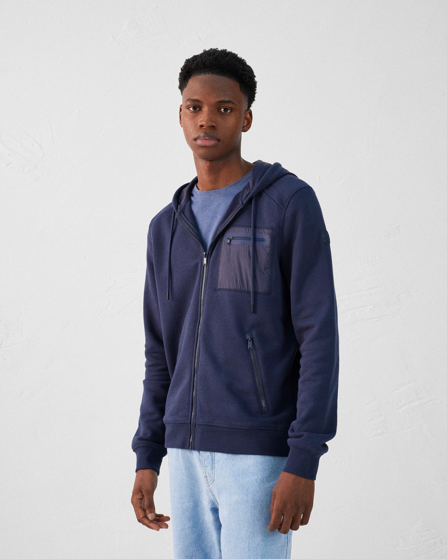 Veste zippée en coton Marine Hector