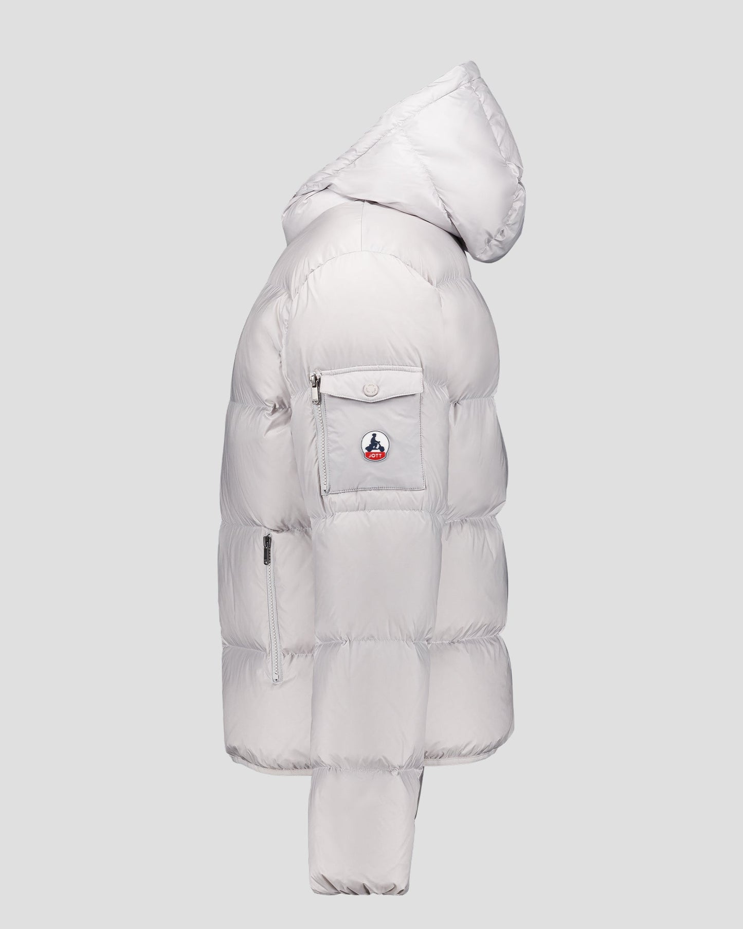 Doudoune à capuche Grand Froid Gris glace Java