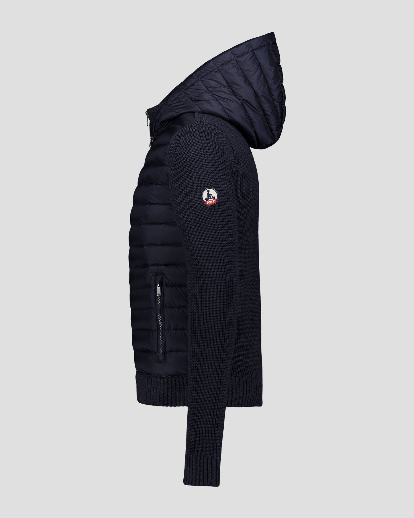 Doudoune bi-matière Marine Jumping