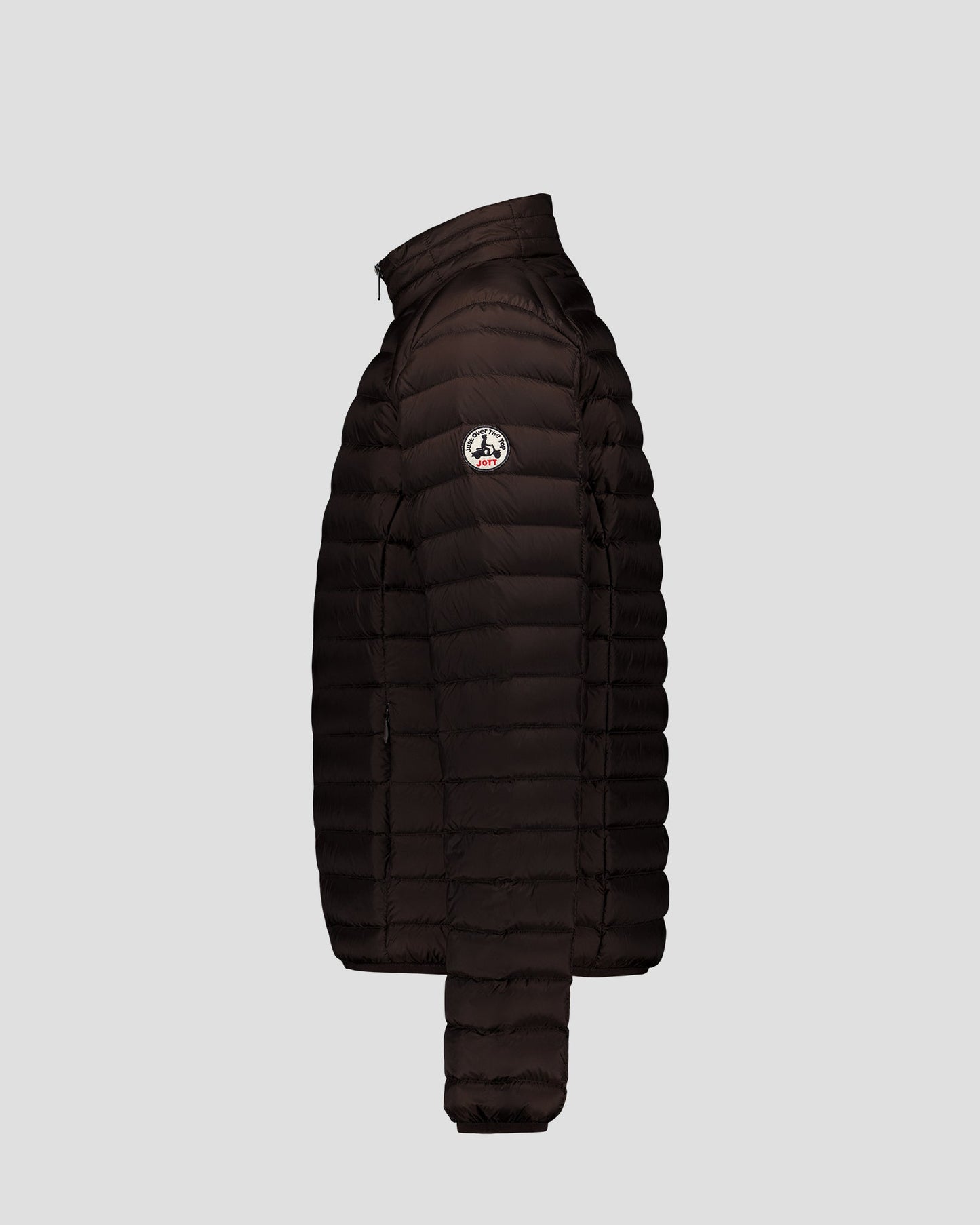 Doudoune légère Café noir Mat