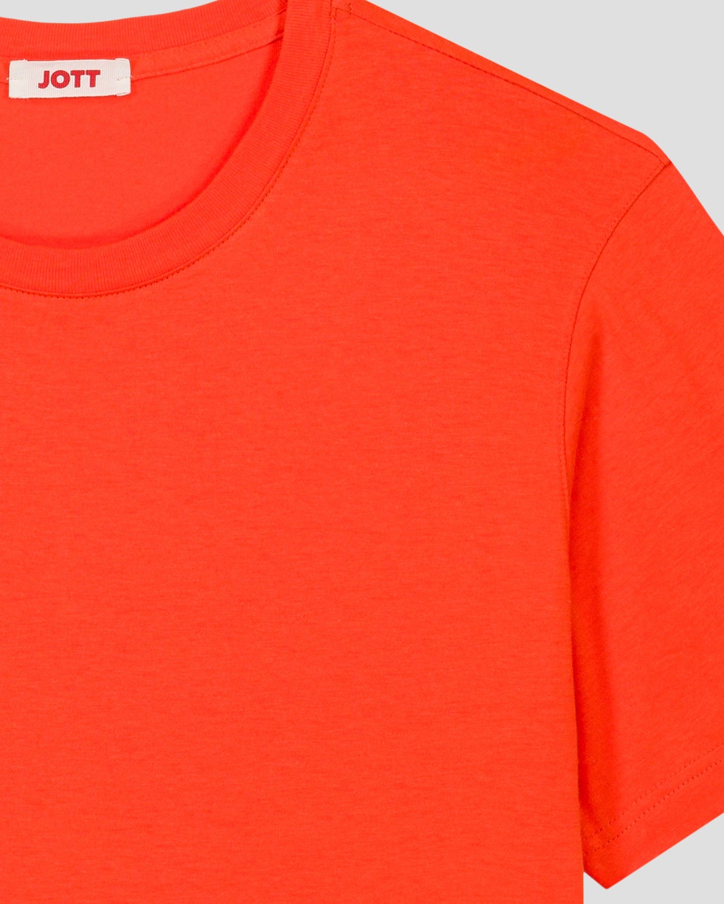 T-Shirt à col rond Rouge feu Petro