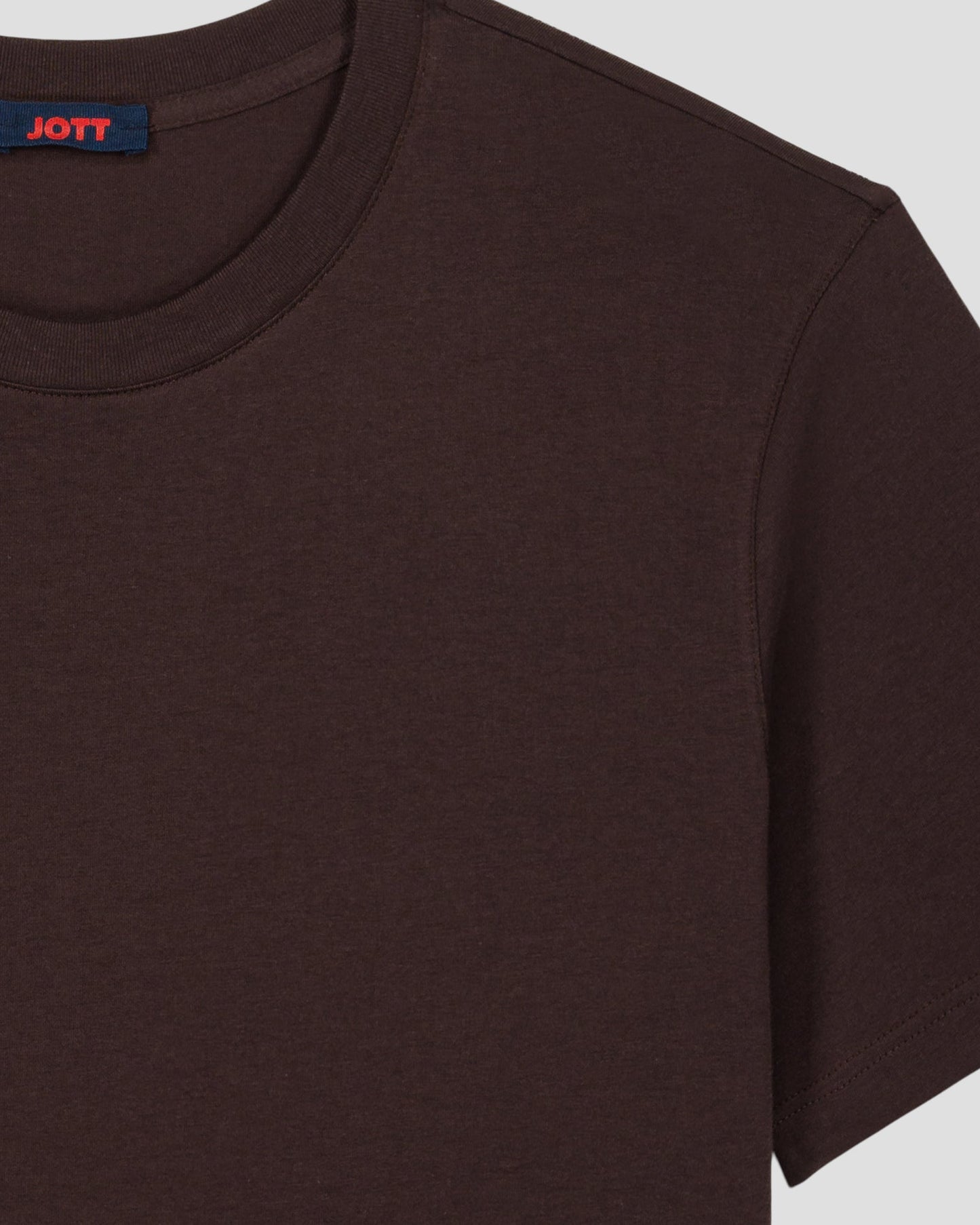 T-Shirt à col rond Café noir Petro