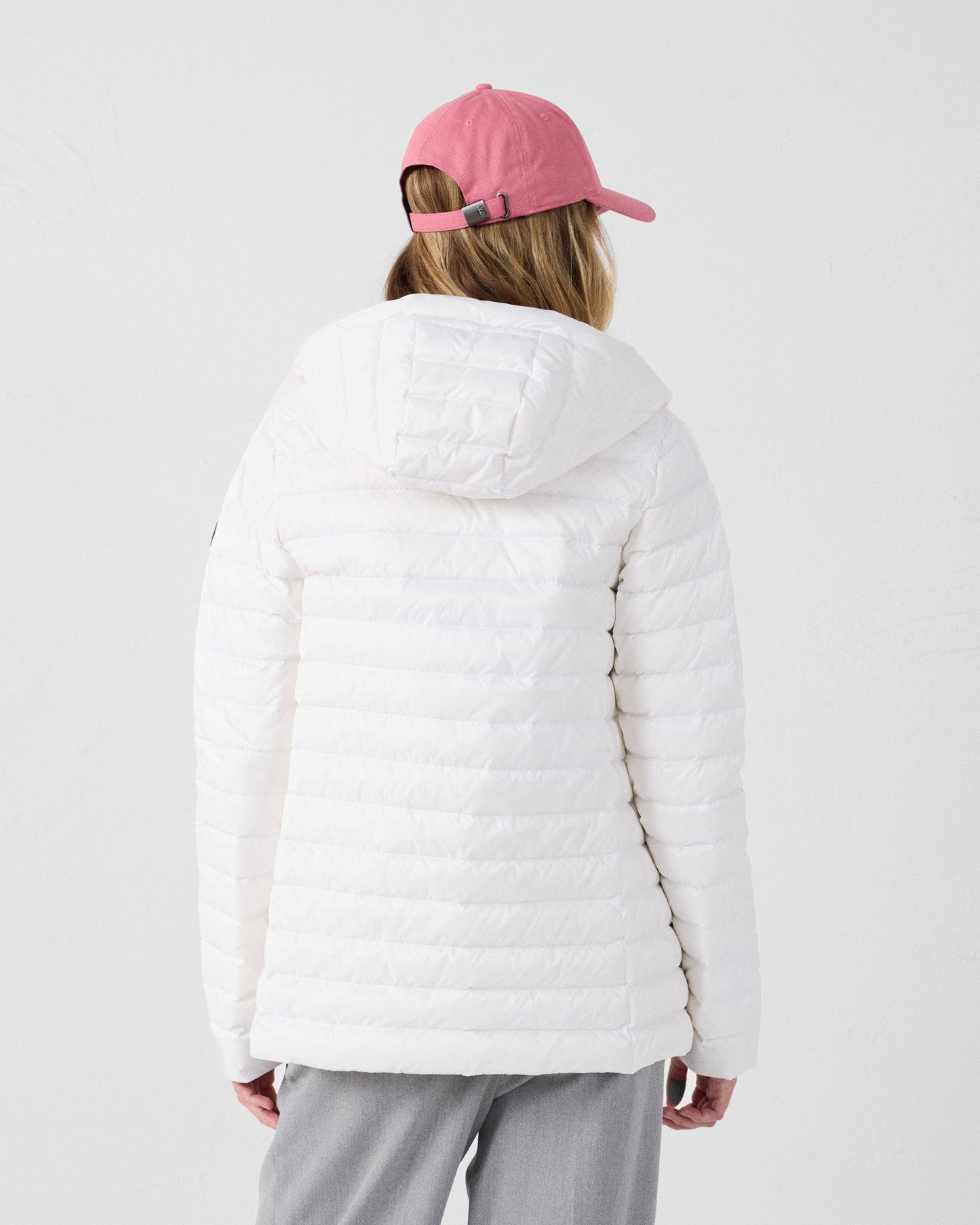 Doudoune mi-longue Blanc Claudie