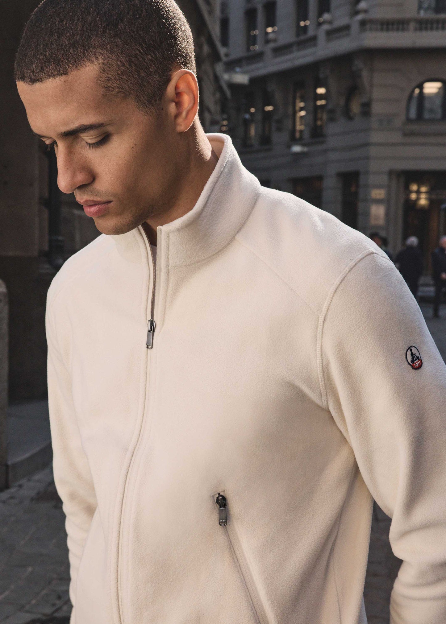 Veste zippée en polaire Naturel Loid