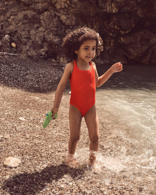 Maillot de bain Taille Unique Rouge feu Marina