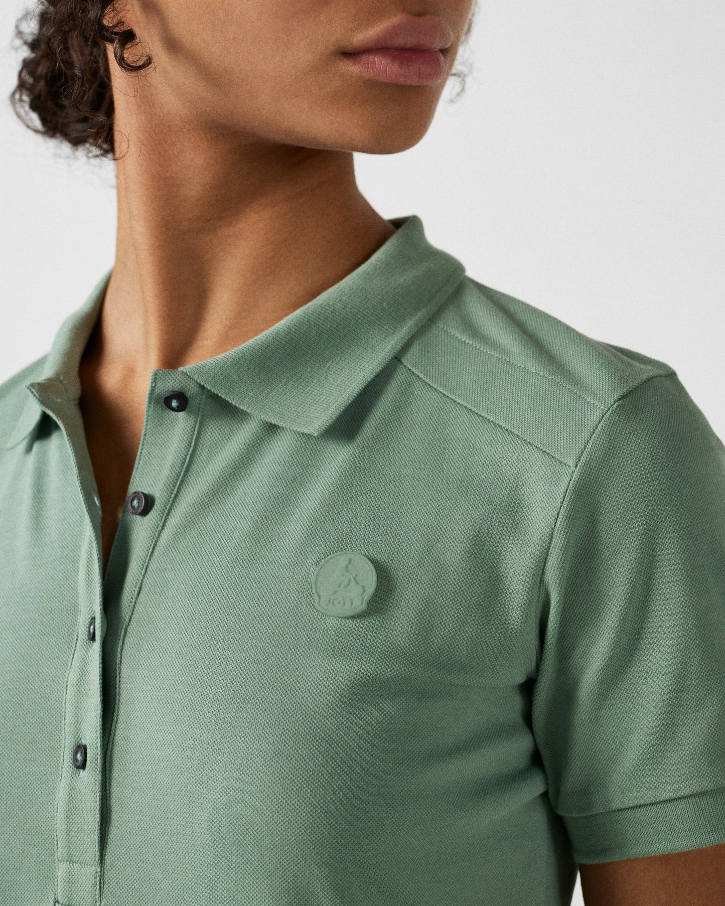 Polo femme Vert minéral May