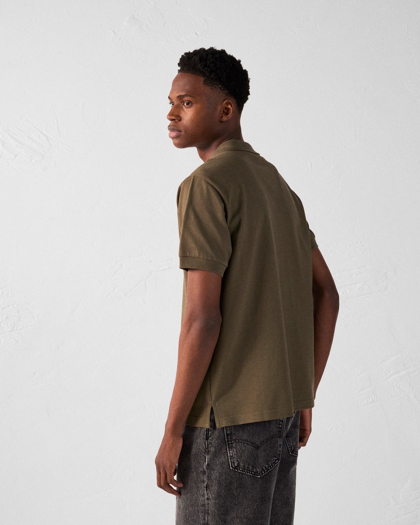 Polo en coton Army Alvaro