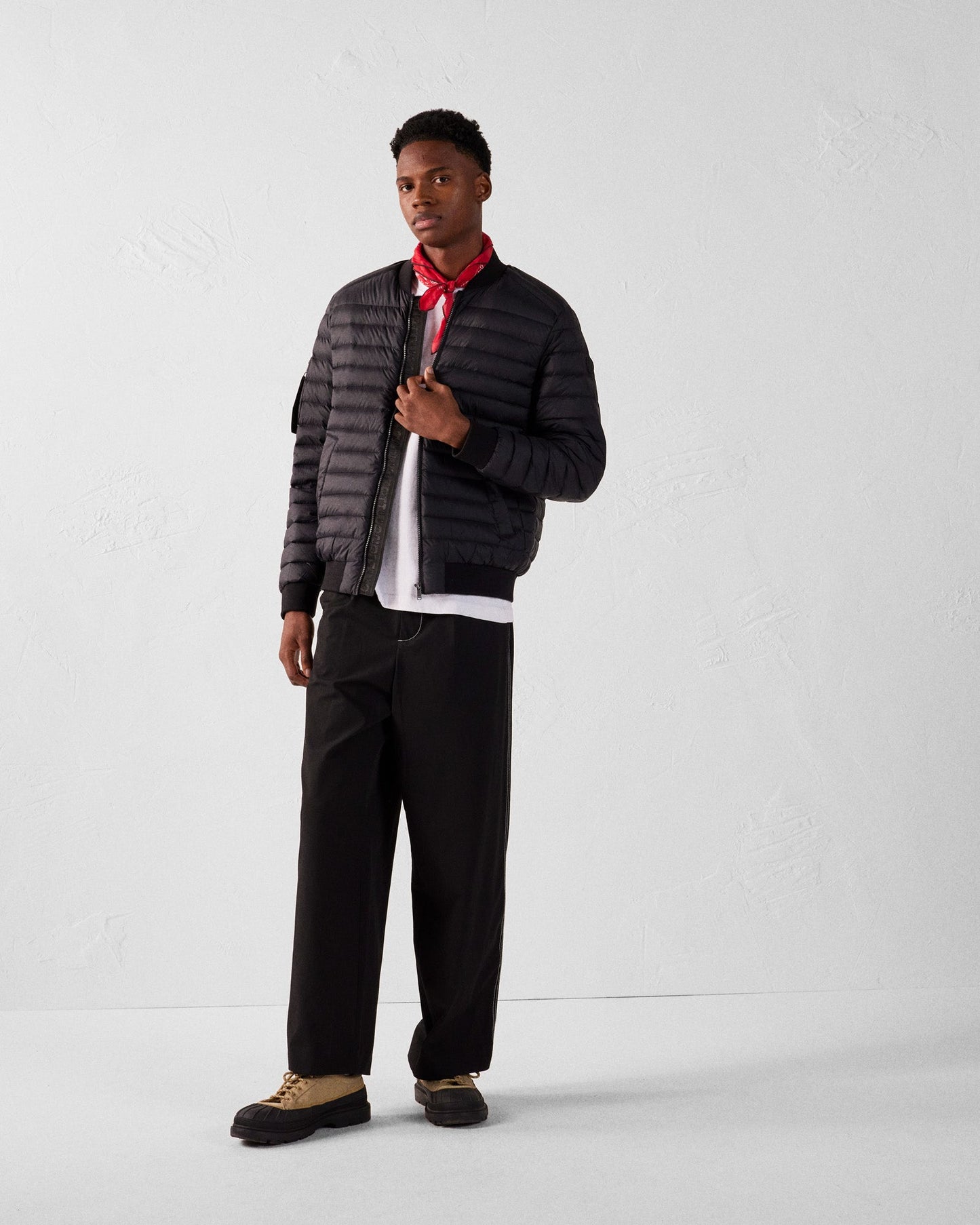 Doudoune légère bomber Noir Ryan