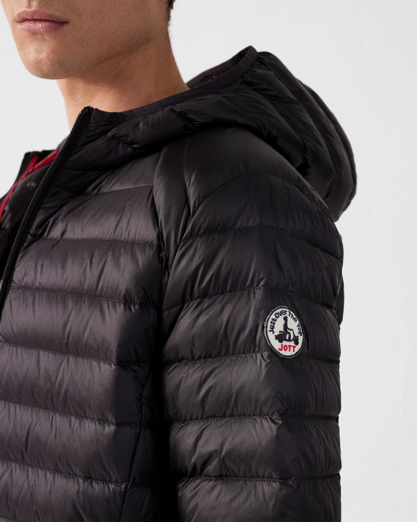 Doudoune légère à capuche Noir Nico