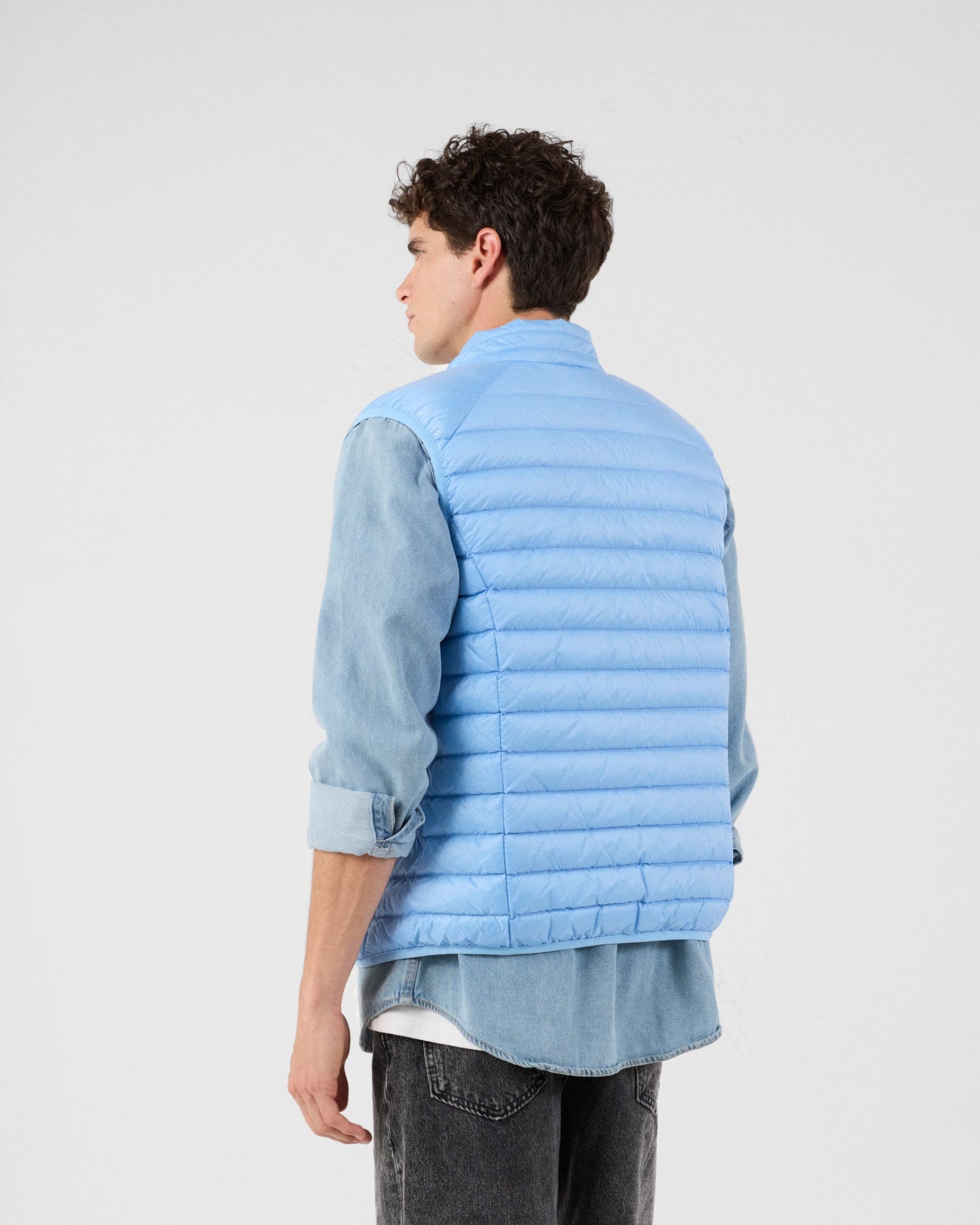 Doudoune sans manches Bleu cristal Tom