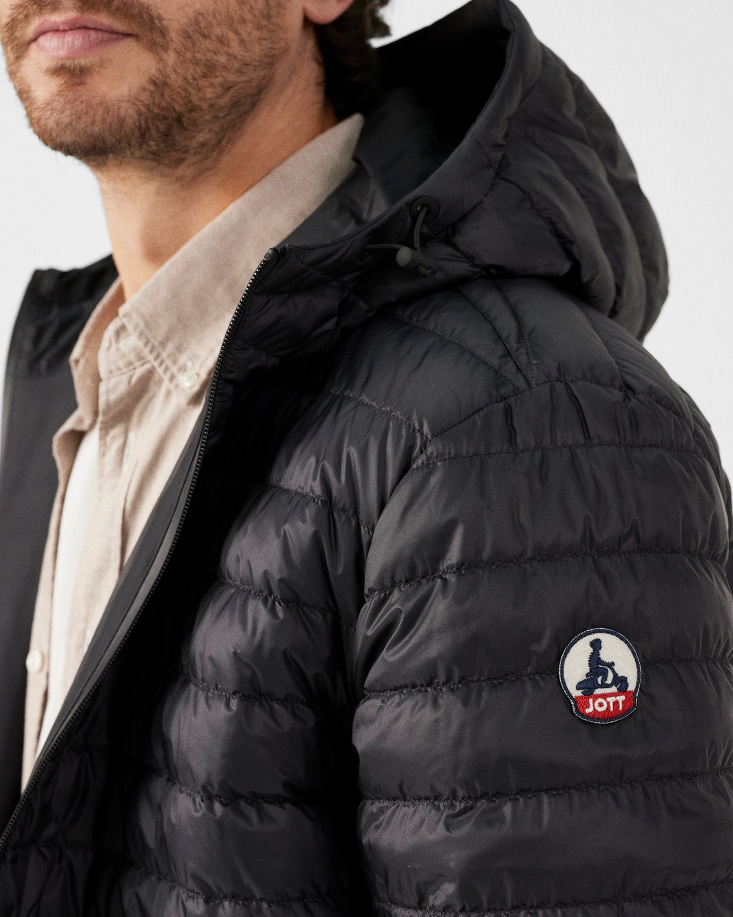 Doudoune réversible à capuche Noir Bergen 2.0