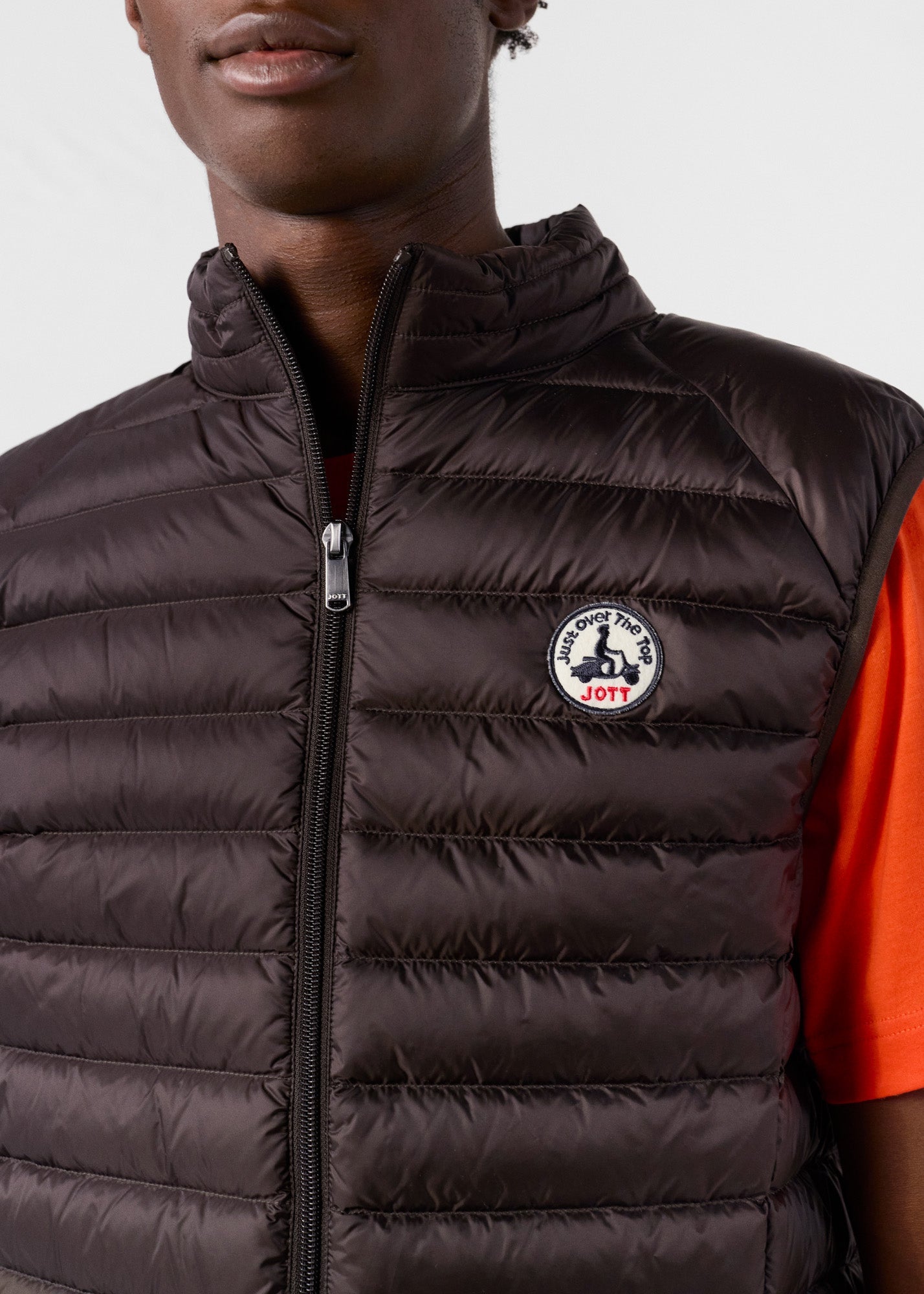 Doudoune sans manches Café noir Tom