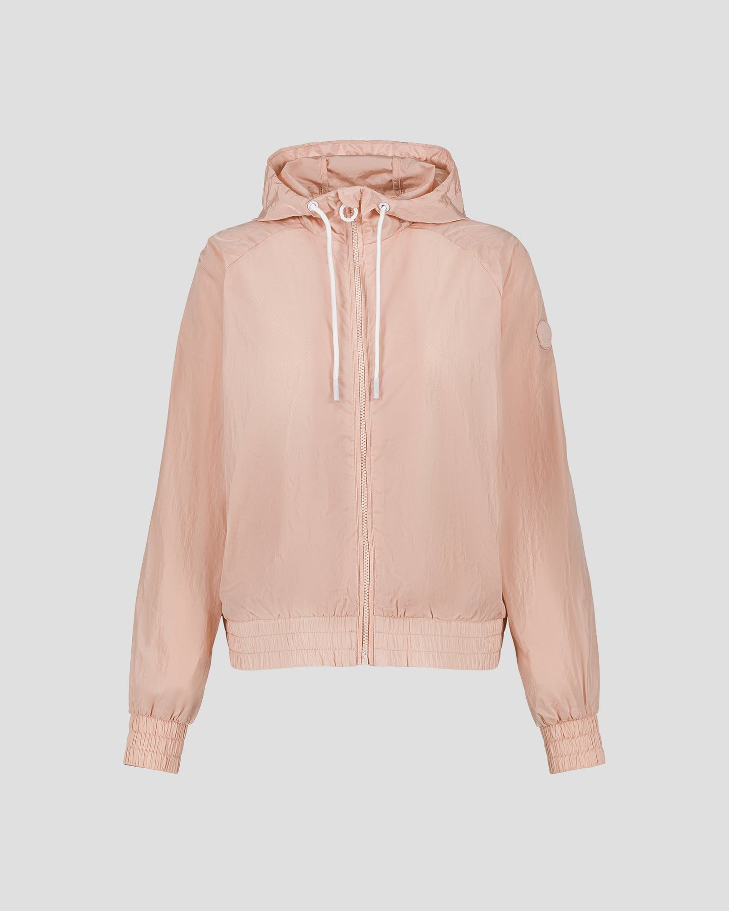 Blouson coupe-vent léger à capuche Pêche clair Alize