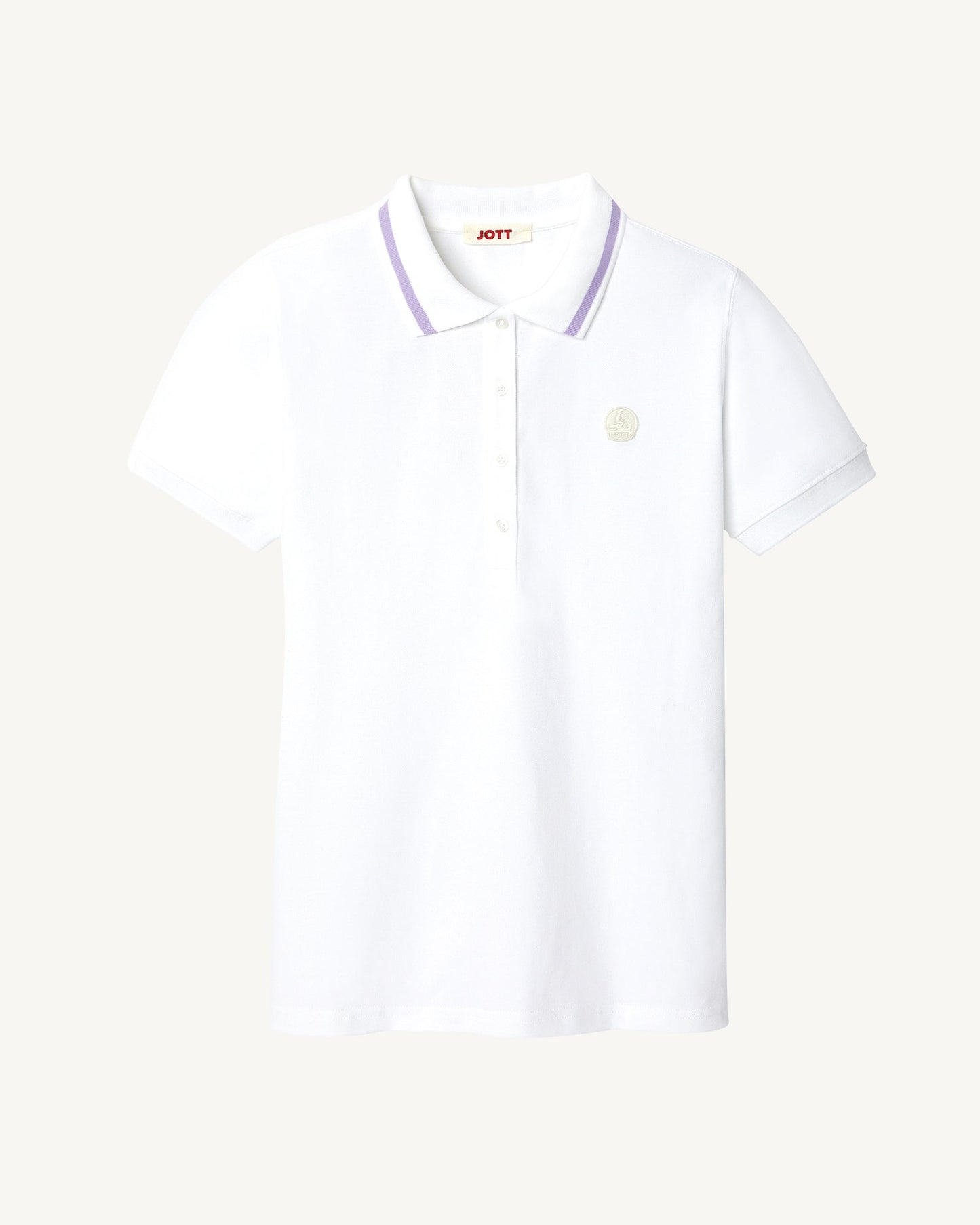 Polo stretch Blanc Gaia