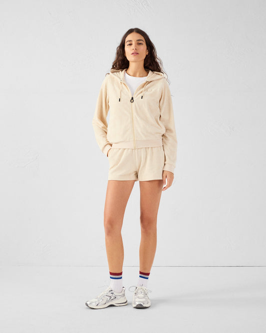 Veste zipée éponge Sable Anemone