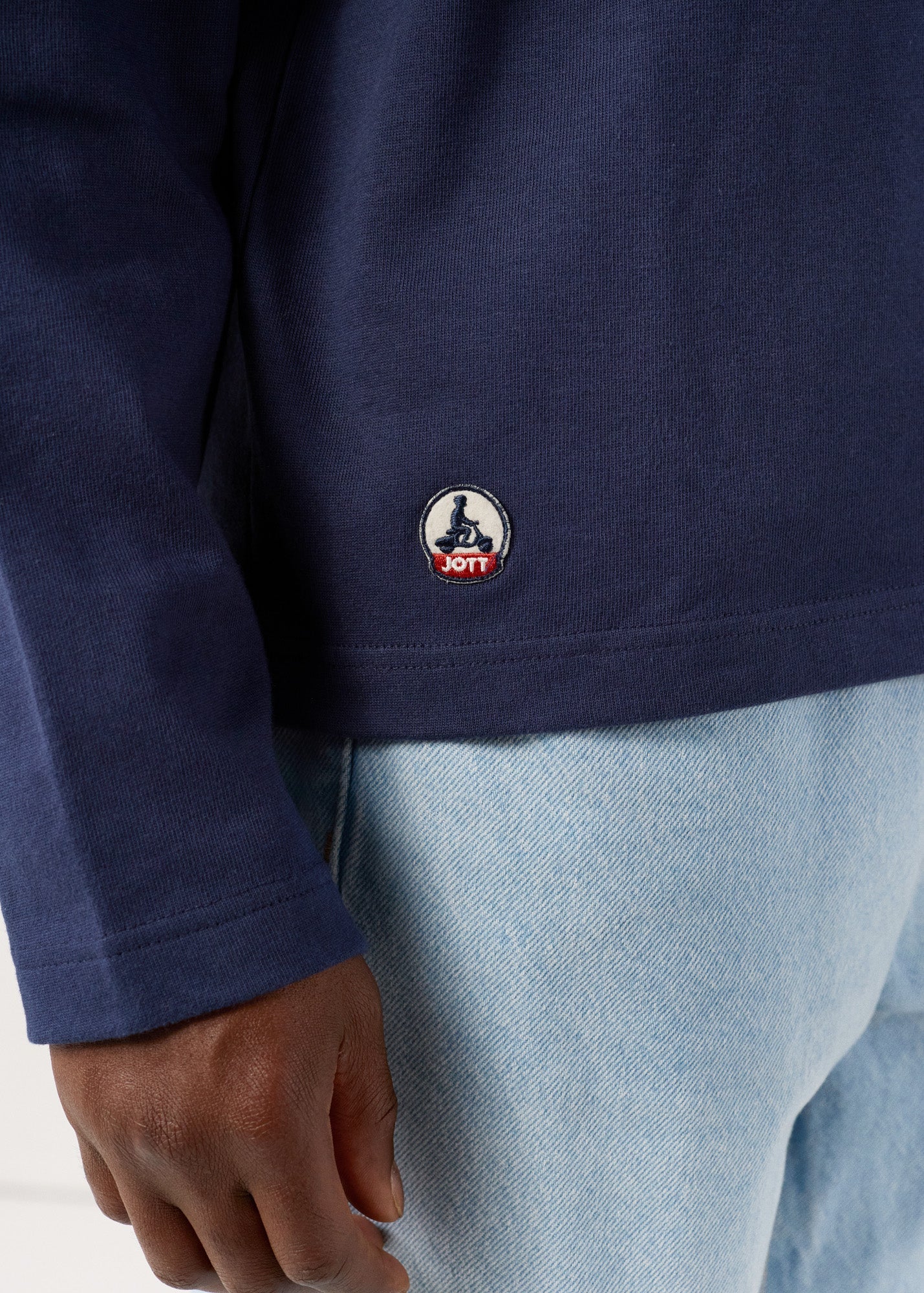 T-Shirt à col rond Marine Emilio