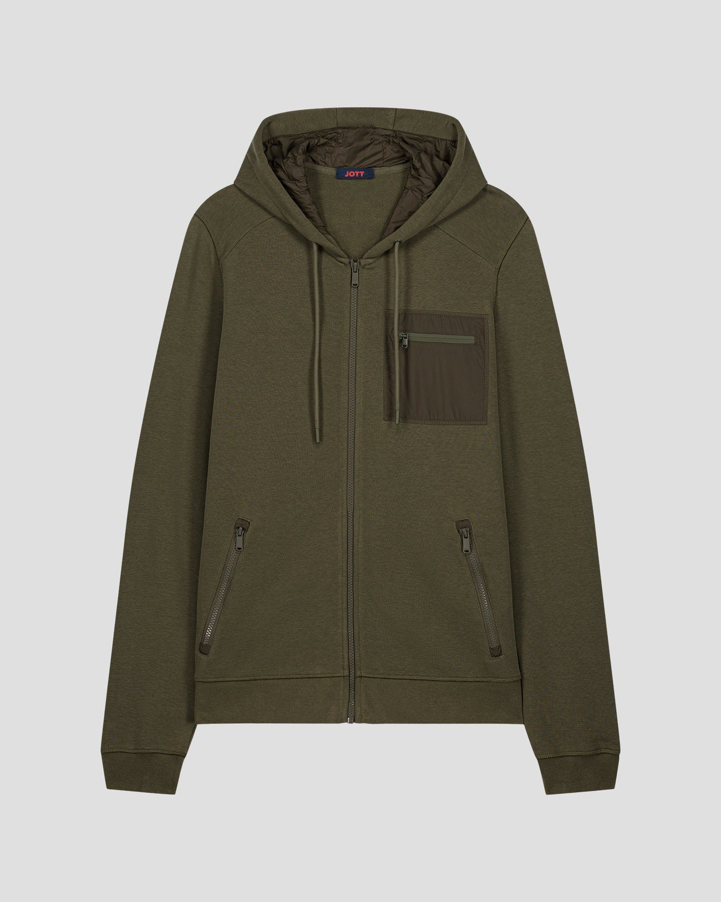 Sweat bimatière col rond Army Alphonse