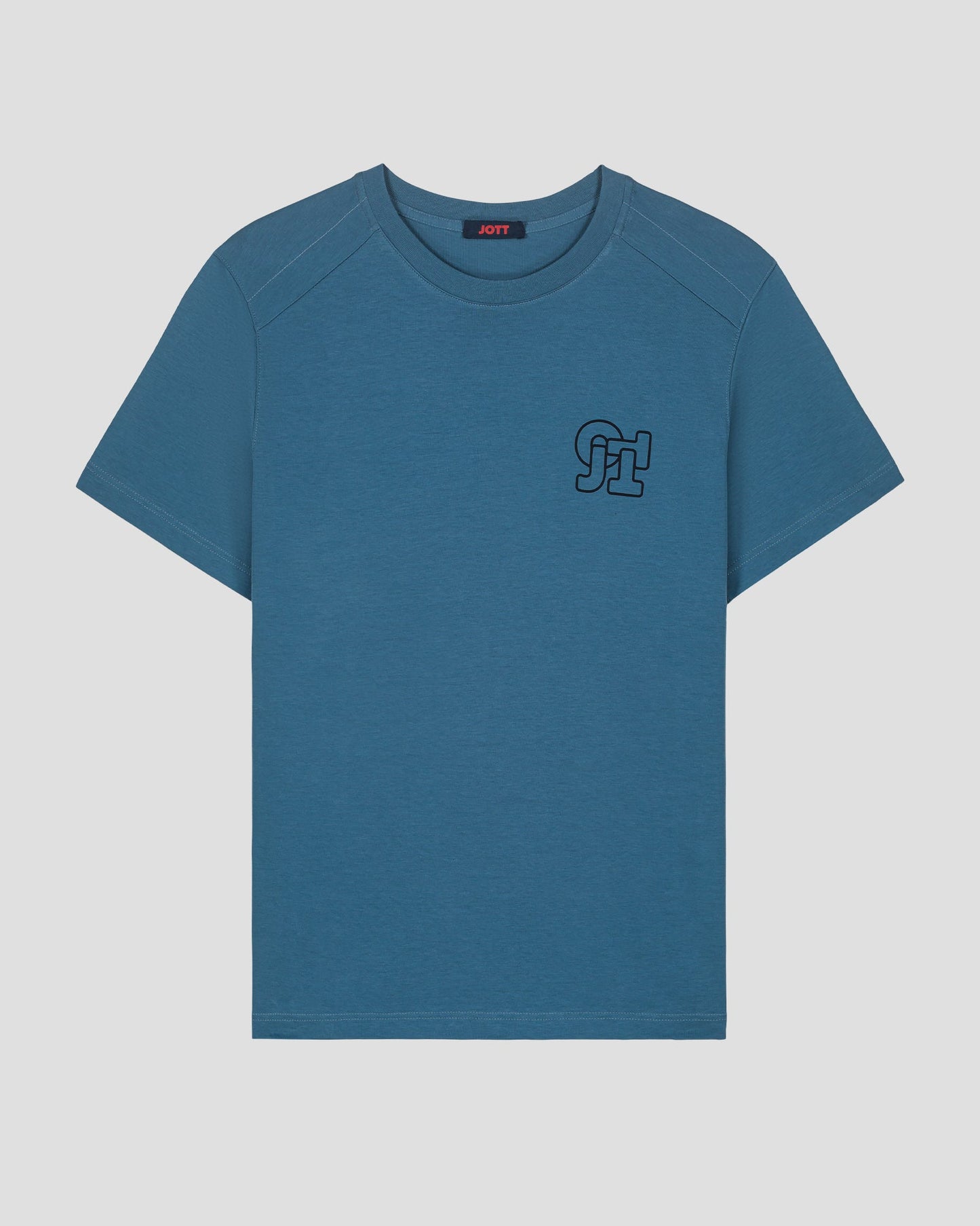T-shirt col rond homme en coton Bleu jeans Pedro mono