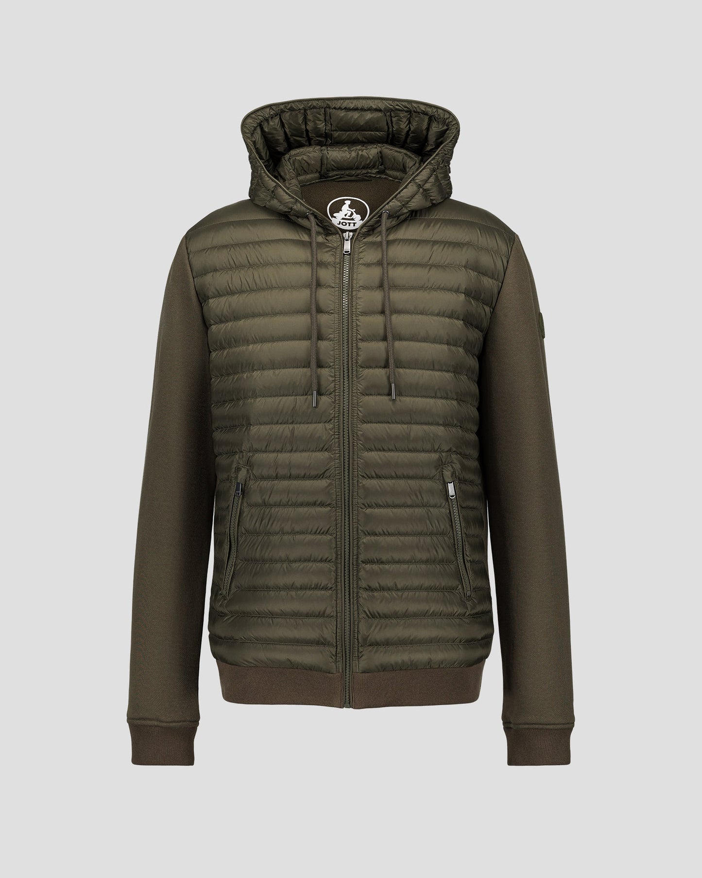 Veste bi-matière à capuche Army Gummy 2.0