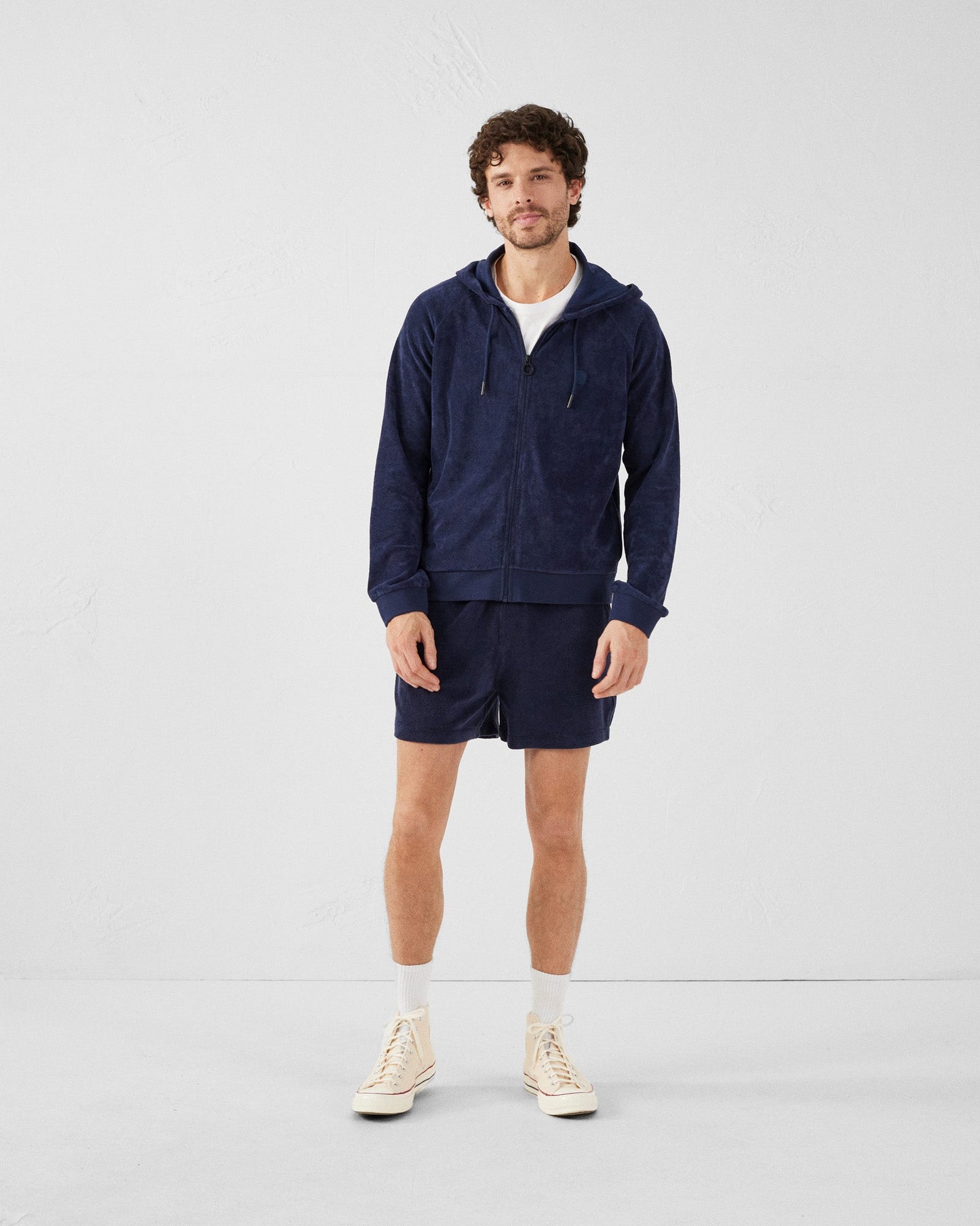 Veste zippée éponge à capuche Marine Mojave