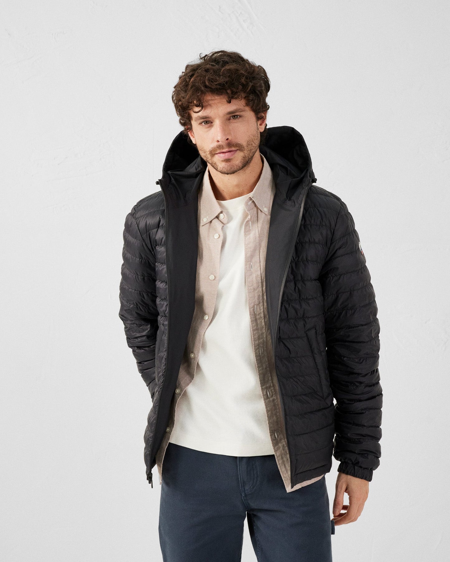 Doudoune réversible à capuche Noir Bergen 2.0