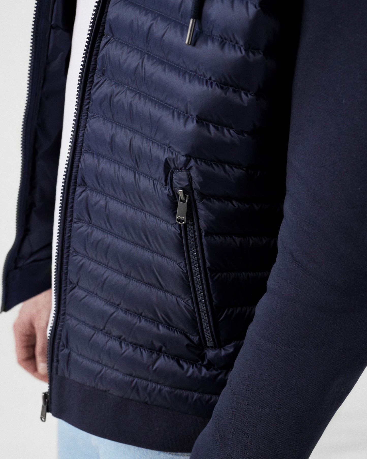 Veste bi-matière à capuche Marine Gummy 2.0