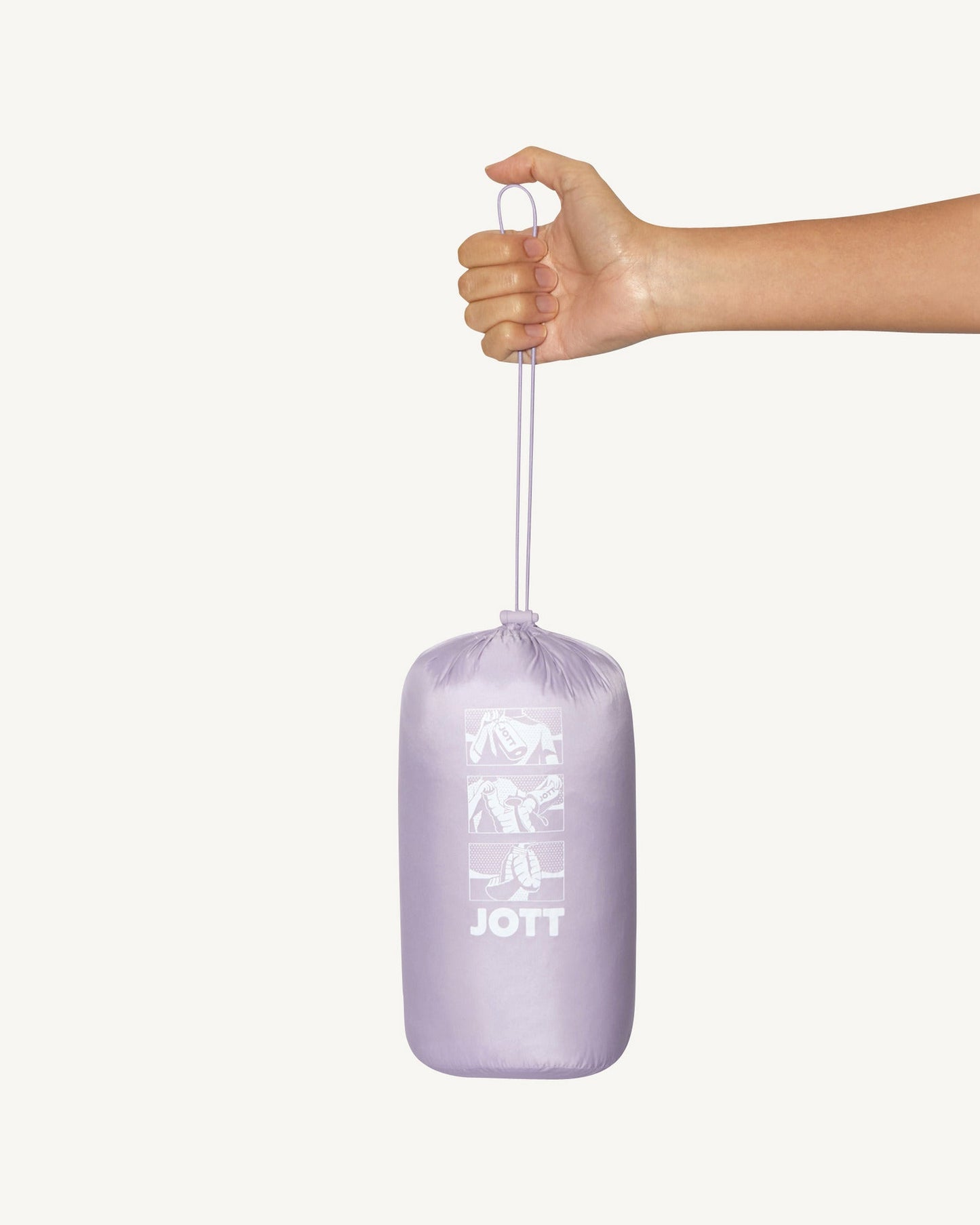 Doudoune légère à capuche Mauve pâle Cloe