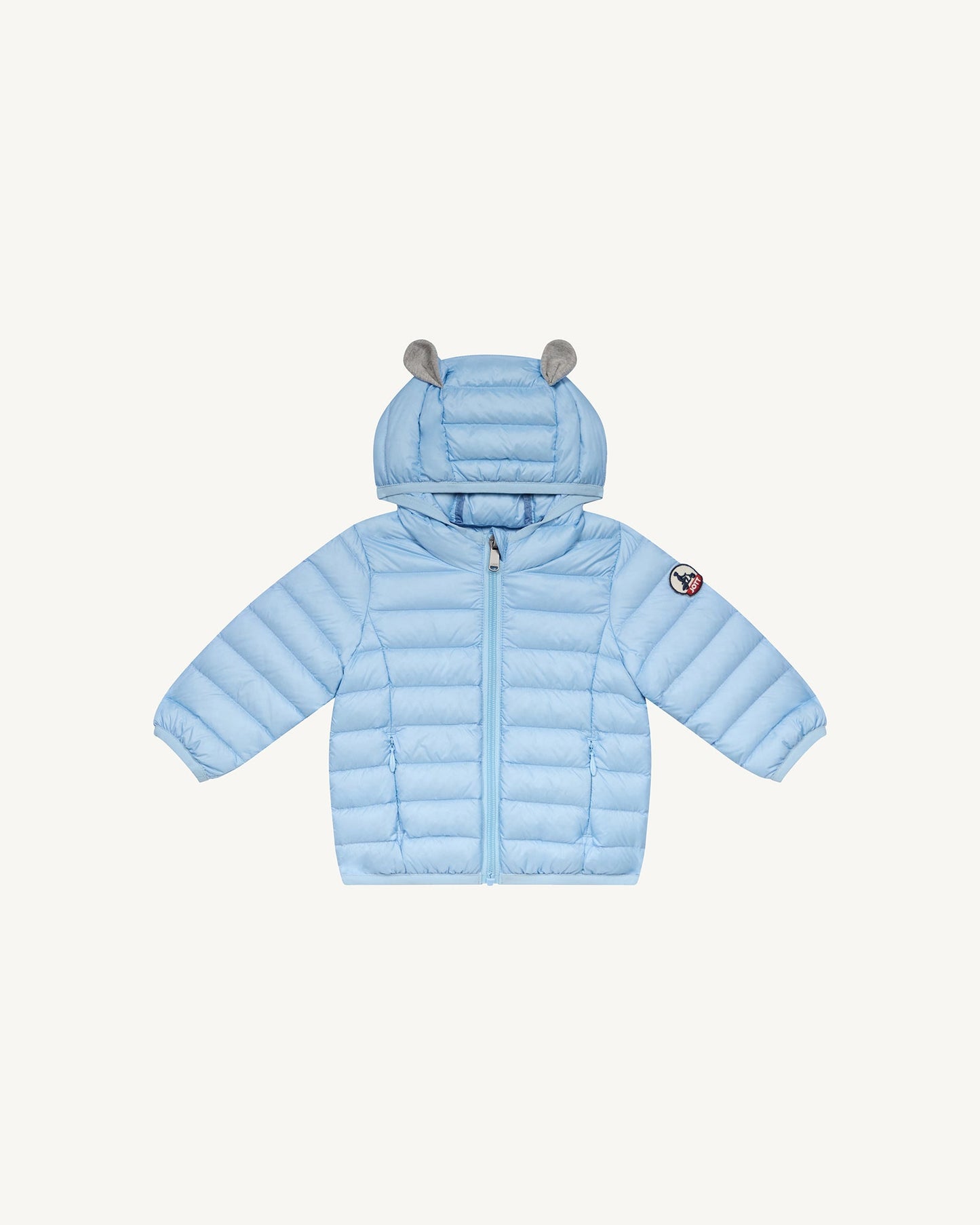 Doudoune à capuche bébé Bleu glacier Mael