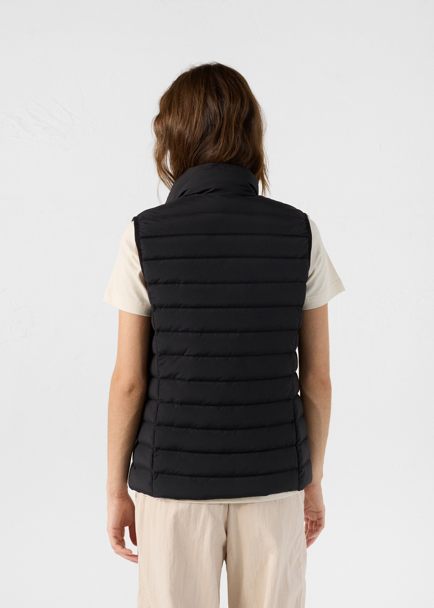 Doudoune sans manches stretch Noir Grenada