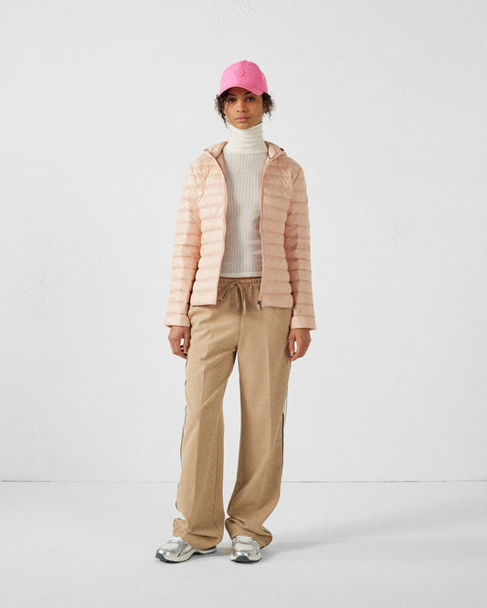 Doudoune légère à capuche Pêche clair Cloe