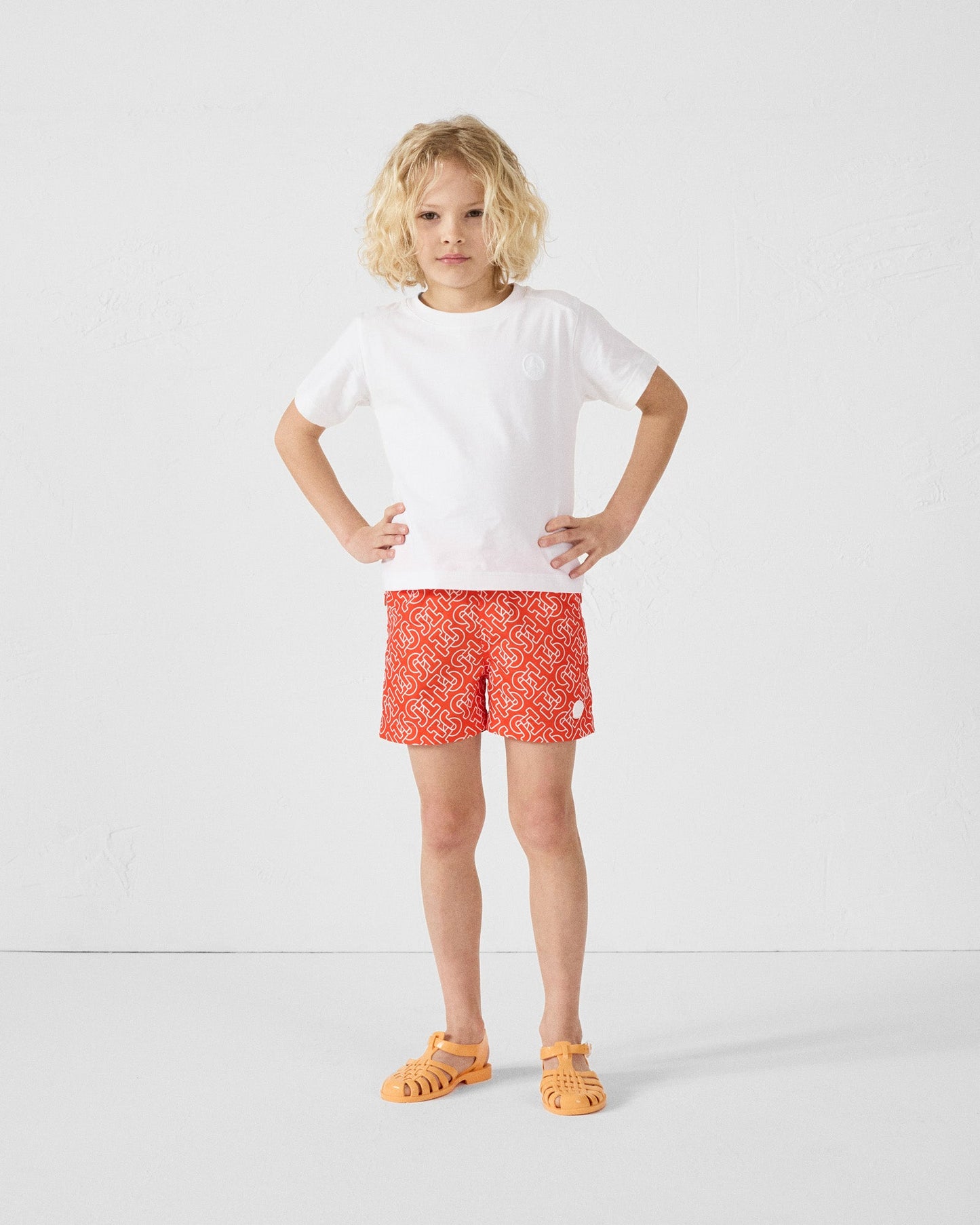 Maillot de bain Mono rouge feu Mimosa Monogram