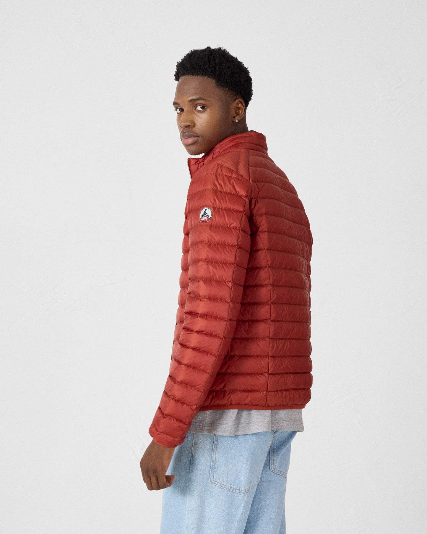 Doudoune légère Brique Mat